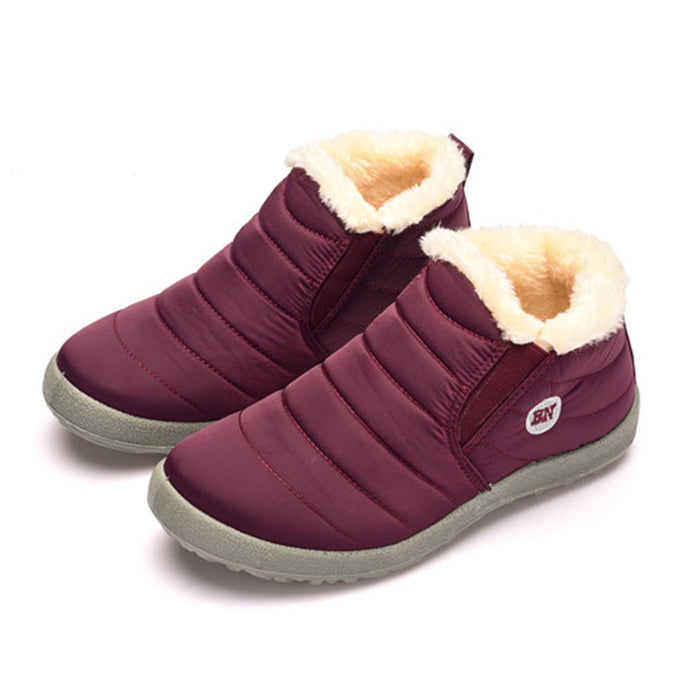 Warmfell Unisex slip-on snow boots, waterproof and lightweight