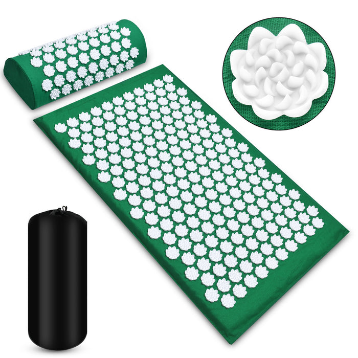 Warmfell Acupressure mat and pillow set with travel bag