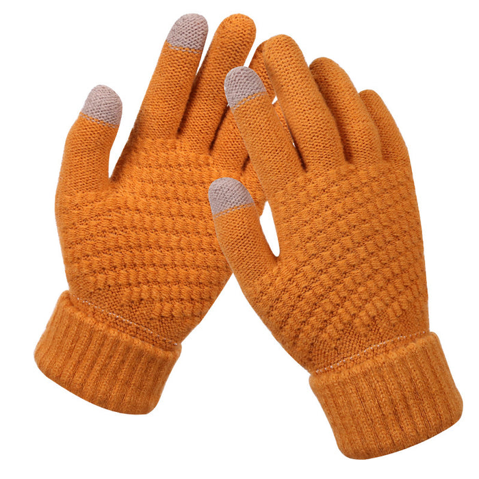 Warmfell Textured Knit Touchscreen Gloves for Everyone