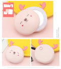 3 In 1 Rabbit Hand Warmer, Power Bank And LED Makeup Mirror