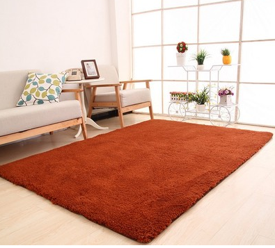 Warmfell Fluffy shaggy rug with anti-slip back