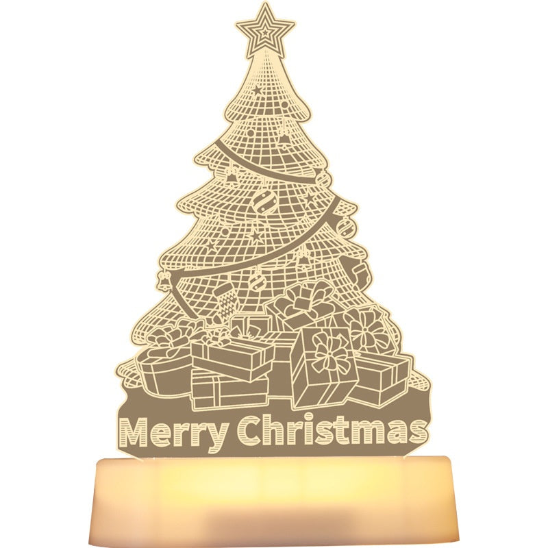 3D acrylic Christmas night light