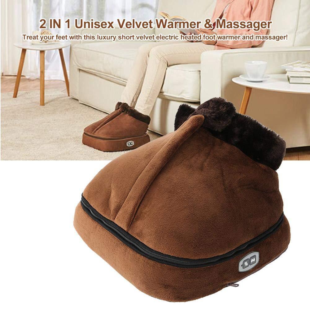 Massage Foot Warmer With Hot Compress And Handheld Wire Control