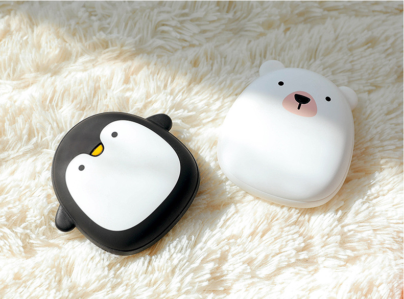 Cute Penguin And Polar Bear Rechargeable Hand Warmer