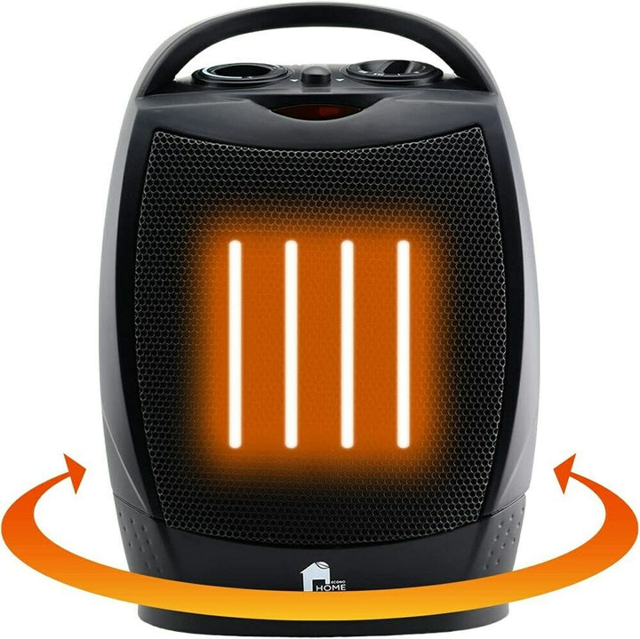 Warmfell™ Portable Oscillating Heater Fan with Thermostat