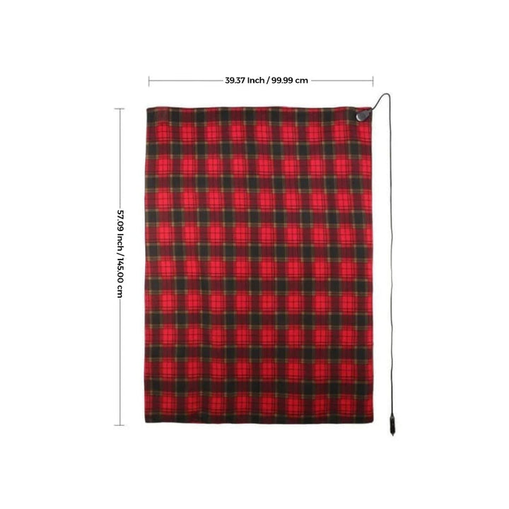 Warmfell™ 12V Car Heated Blanket in Soft Fleece