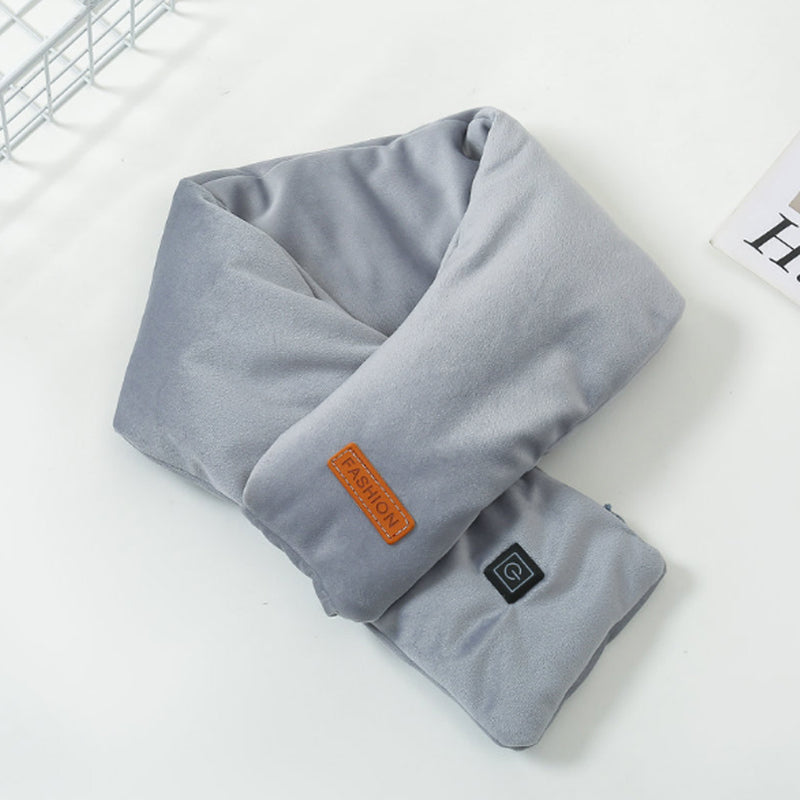 Warmfell™ Velvet Heated Scarf with Three Heat Levels and USB Power