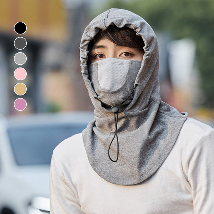 Warmfell™ Hooded Face Mask with Neck Warmer for Cycling and Skiing