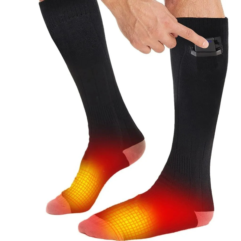 Warmfell™ Rechargeable Heated Socks, 2 Pairs, Up to 8 Hours