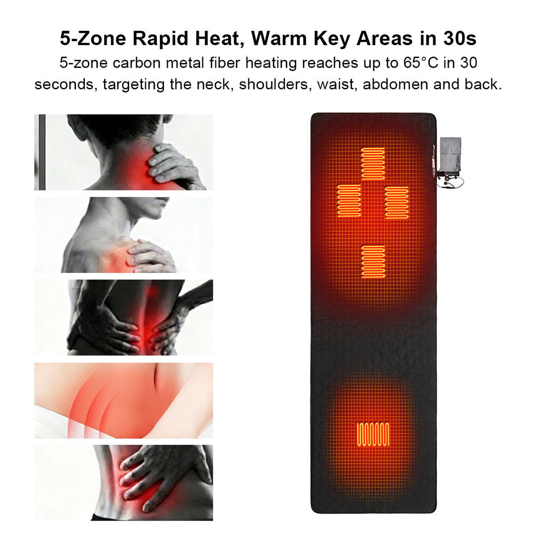 Warmfell™ Quilted 5-Zone Heated Pad with USB Power