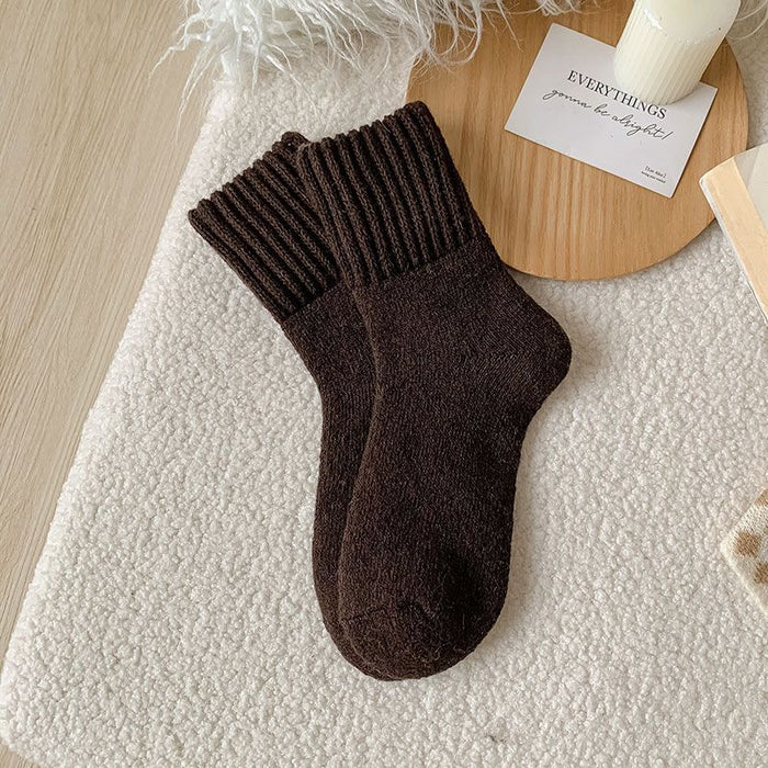 Warmfell Thick Terry Plush Socks for Cold Days