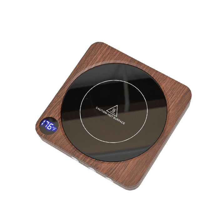 Warmfell Mug Warmer Heated Coaster with Digital Temperature Display