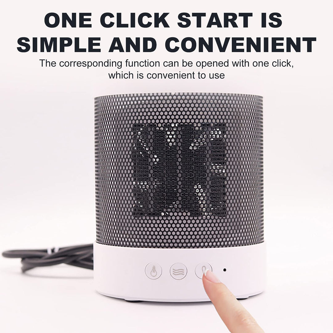 3 In 1 Space Heater With Humidifier And Colourful Night Light