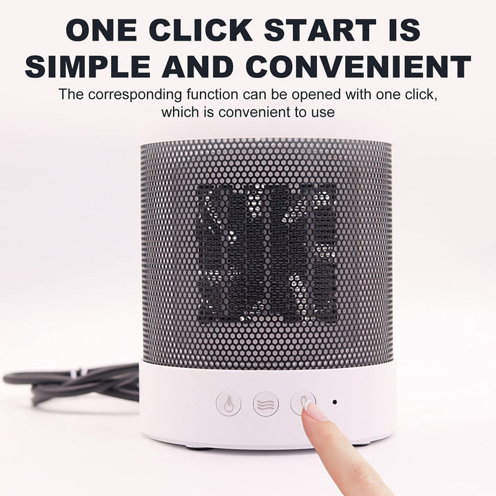 3 In 1 Space Heater With Humidifier And Colourful Night Light