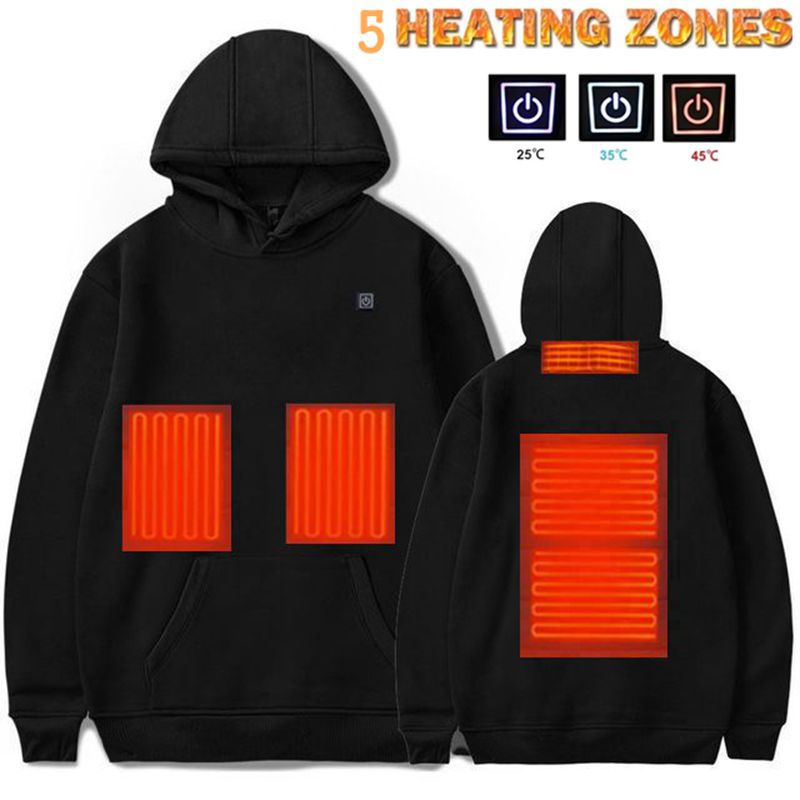 USB Heated Jacket for Outdoors, Lightweight Heating Hoodie