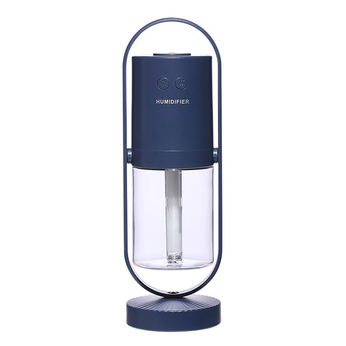 Warmfell USB humidifier with projection night light, quiet mini mist maker