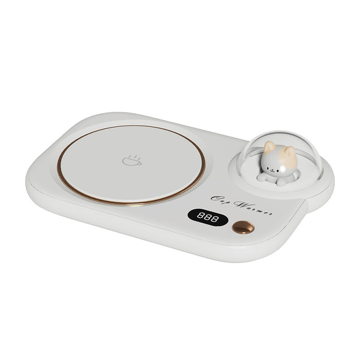 Warmfell Cup Warmer with Cute Pet Night Light Dome