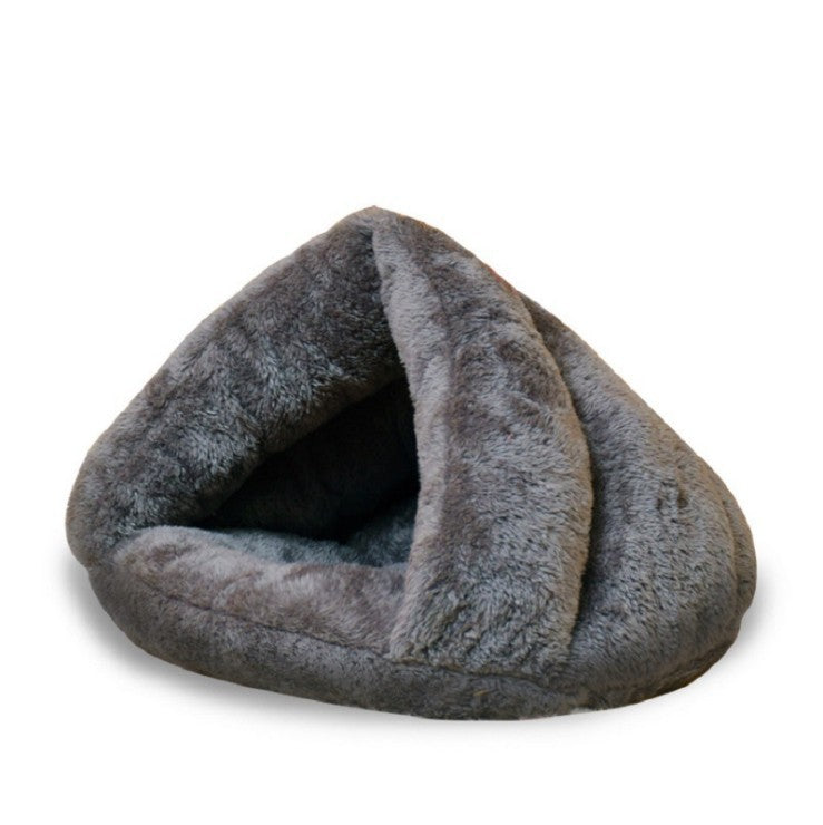 Warmfell™ Self-Warming Cat Bed with Soft Faux Fur and Non-Slip Base