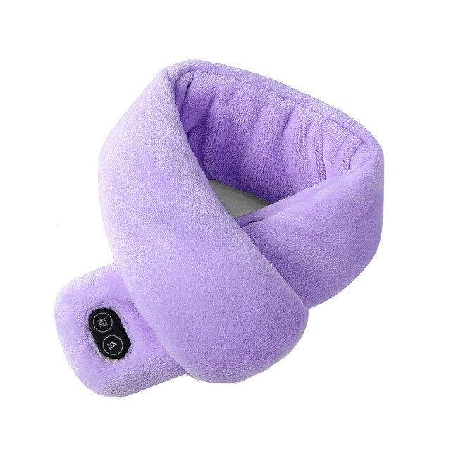 USB Heated Neck And Shoulder Wrap With Massage And Heat