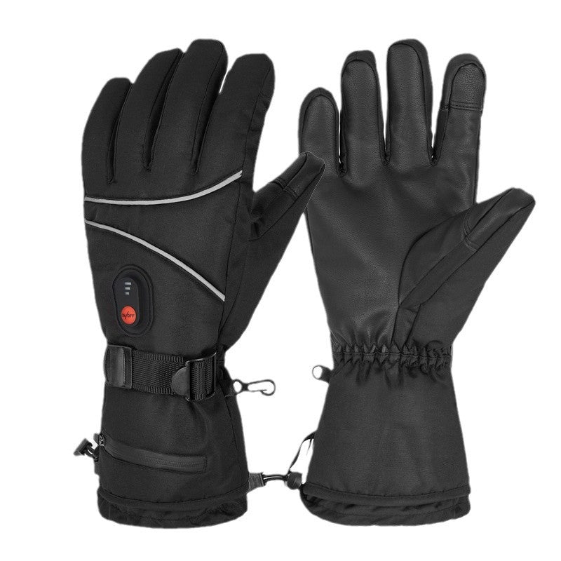 Warmfell™ Waterproof Heated Ski Gloves with 2500mAh Rechargeable Battery