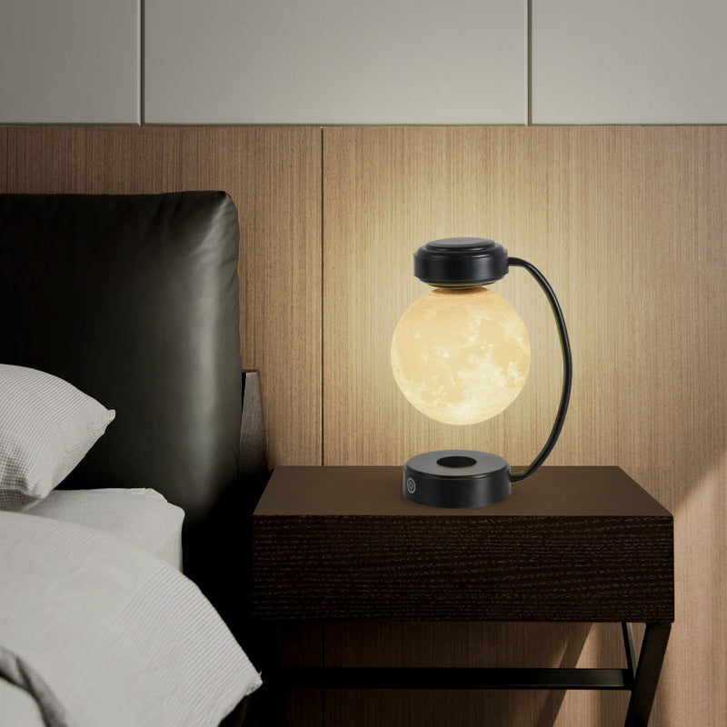 Levitating 3D moon lamp
