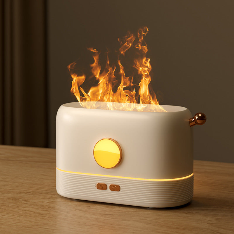 USB Flame Humidifier And Fragrance Diffuser With 200ml Tank