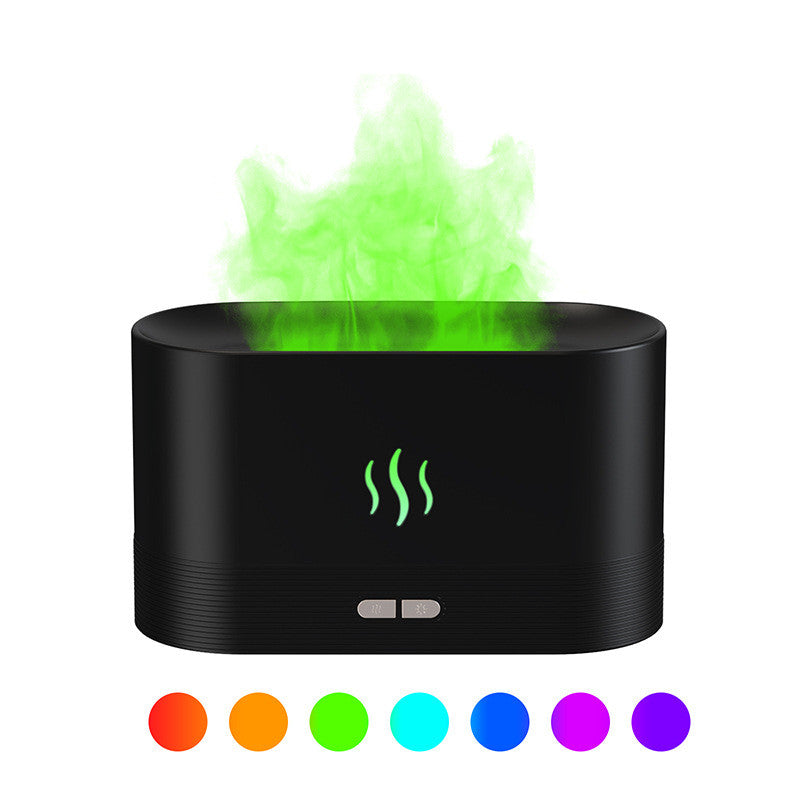 Flame Aroma Diffuser with Mist Humidifier &amp; Auto Shut-Off