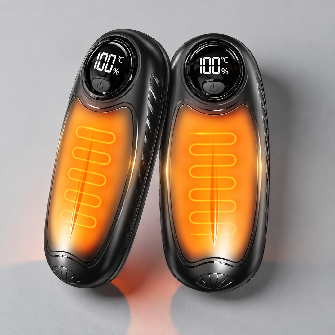 Warmfell™ Rechargeable Hand Warmers Set of 2 with Five Heat Settings