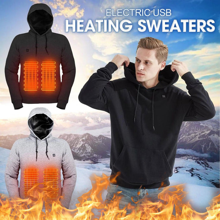 USB Heated Jacket for Outdoors, Lightweight Heating Hoodie