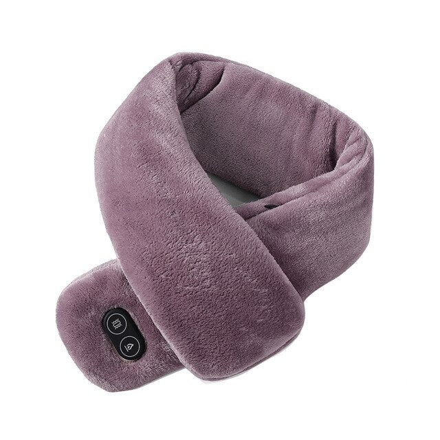 USB Heated Neck And Shoulder Wrap With Massage And Heat