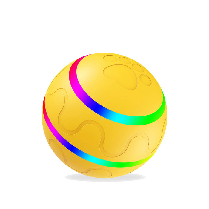 Warmfell Self-rolling LED pet ball that changes direction