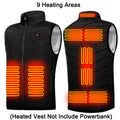 USB Heated Jacket For Men And Women With Up To 9 Heating Zones