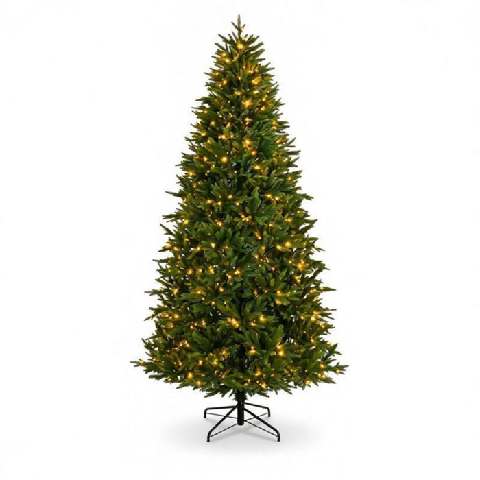 Warmfell Pre-Lit Christmas Tree with 480 LEDs and Remote, 7.5ft