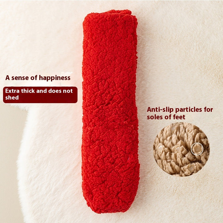 Winter Velvet Floor Socks For Women, Thick Coral Velvet, Free Size