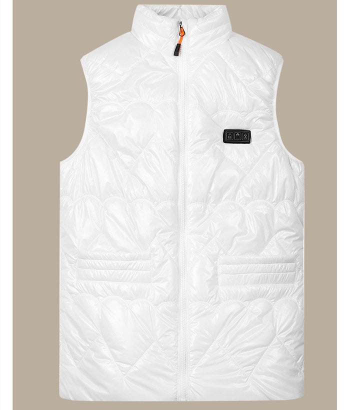 Warmfell Women's heated gilet with three heat settings and loose fit