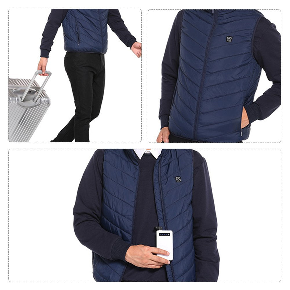 Heated Vest for Men and Women, Smart Electric Heating Gilet