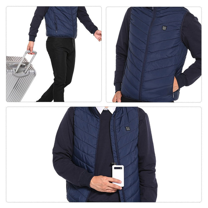 Heated Vest for Men and Women, Smart Electric Heating Gilet