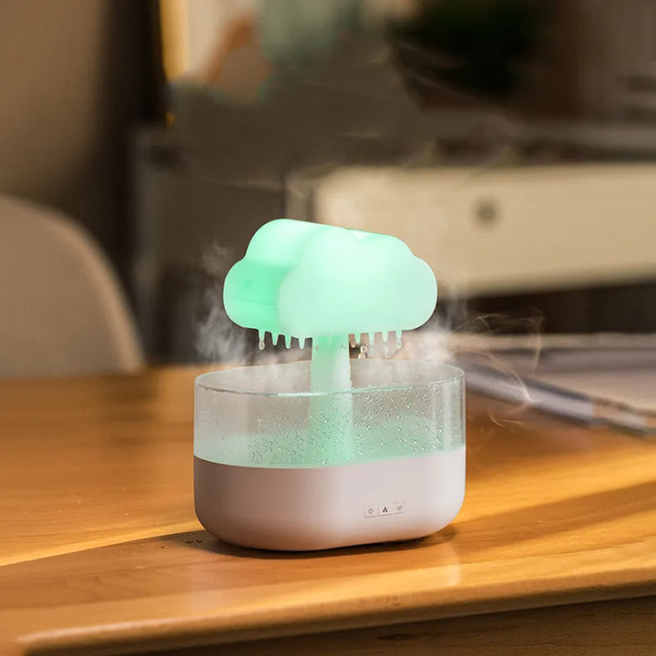 Rain Cloud Night Light Humidifier With Rain Sound And 7 Colour LED