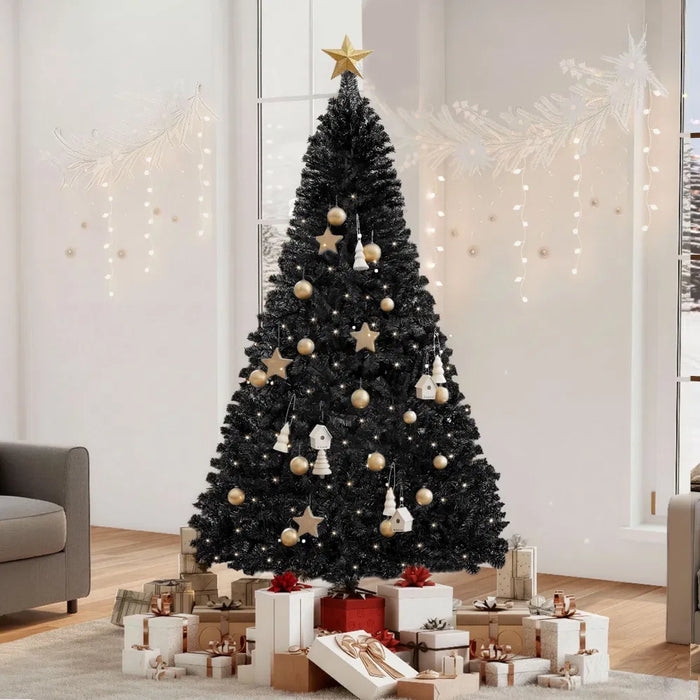 Warmfell Black Spruce Artificial Christmas Tree, 7.5ft Unlit