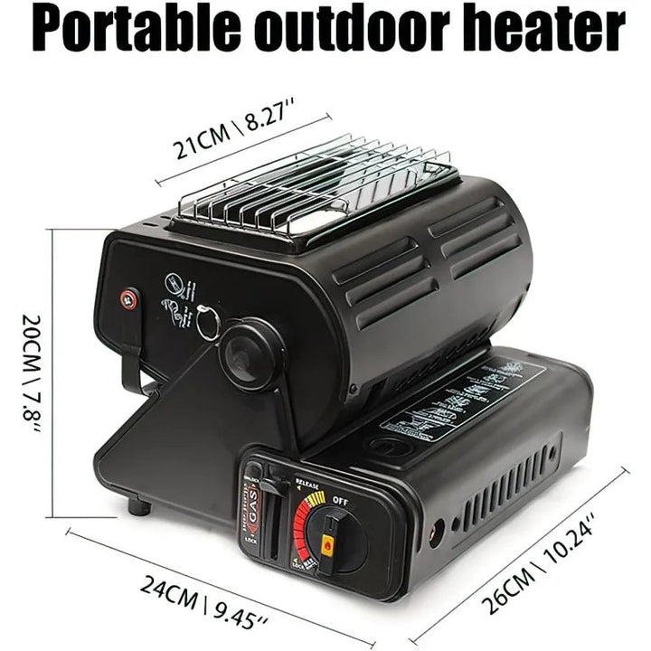 Warmfell™ Gas Camping Heater Stove for Outdoor Warmth