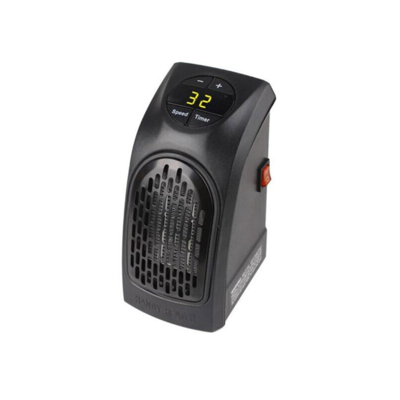 Warmfell™ Mini Wall Plug Heater with Thermostat and Timer