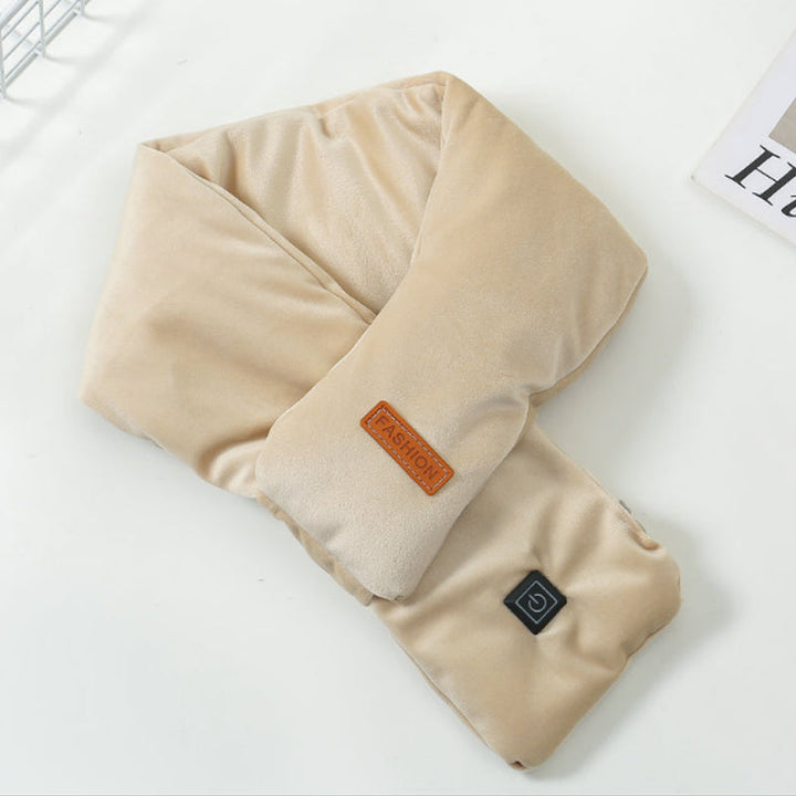 Warmfell™ Velvet Heated Scarf with Three Heat Levels and USB Power