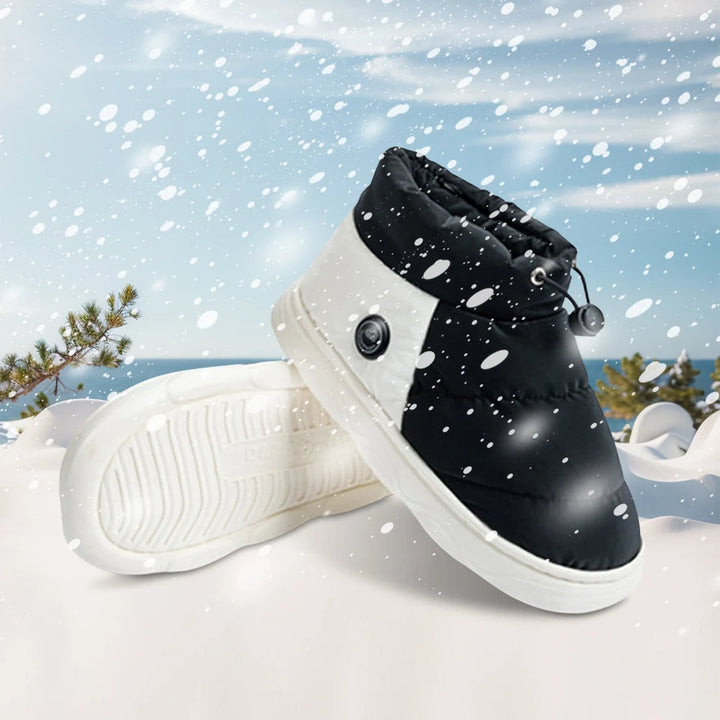 Warmfell™ Rechargeable Heated Slippers with Three Heat Levels and Grip