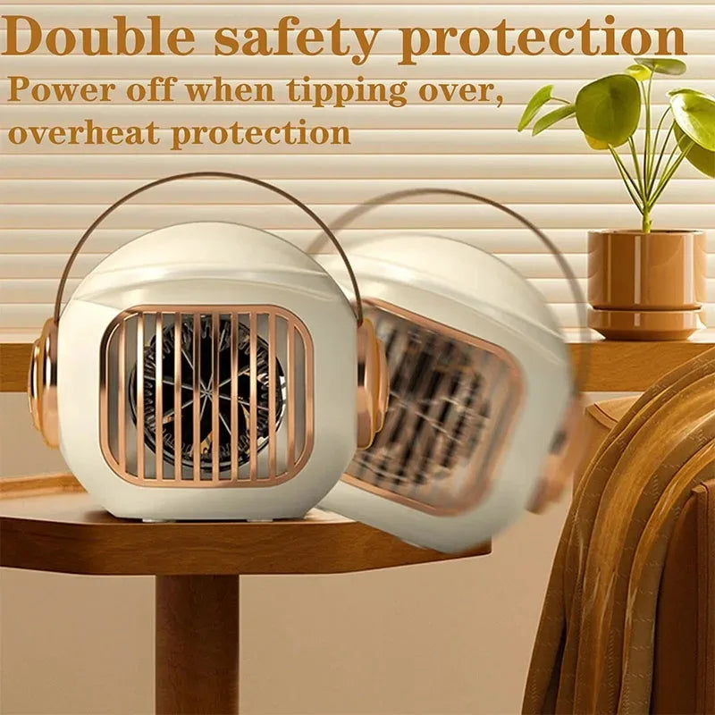 Warmfell™ Two-Tone Mini Heater with 3-Second Warm-Up