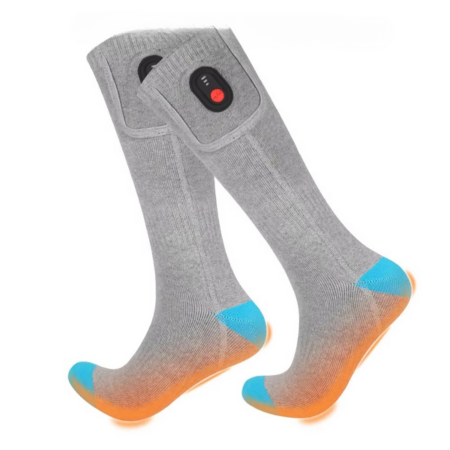 Warmfell™ Rechargeable Electric Heated Socks for Skiing and Hiking
