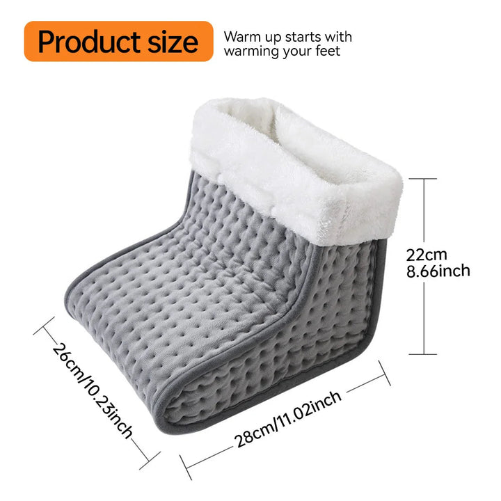 Warmfell™ Plush Electric Foot Warmer With 9 Heat Levels and Remote