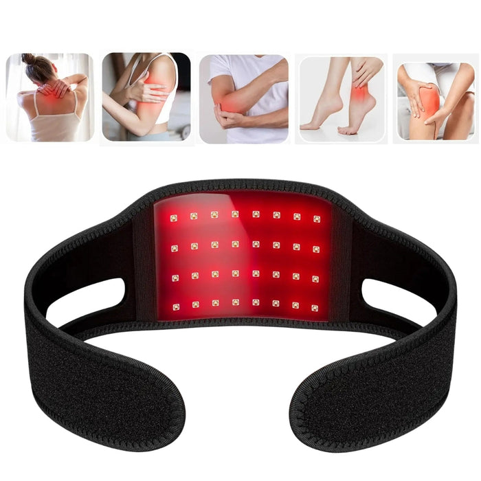 Warmfell™ Heated Red Light Neck Wrap with 24 LEDs and Timer