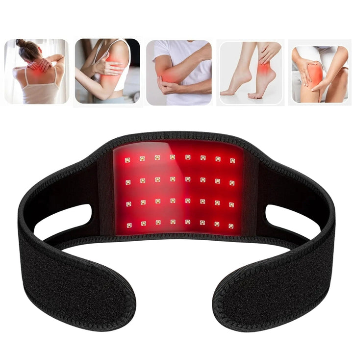 Warmfell™ Heated Red Light Neck Wrap with 24 LEDs and Timer