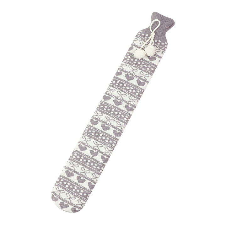 Cute 2 Litre Hot Water Bottle With Soft Fleece Cover