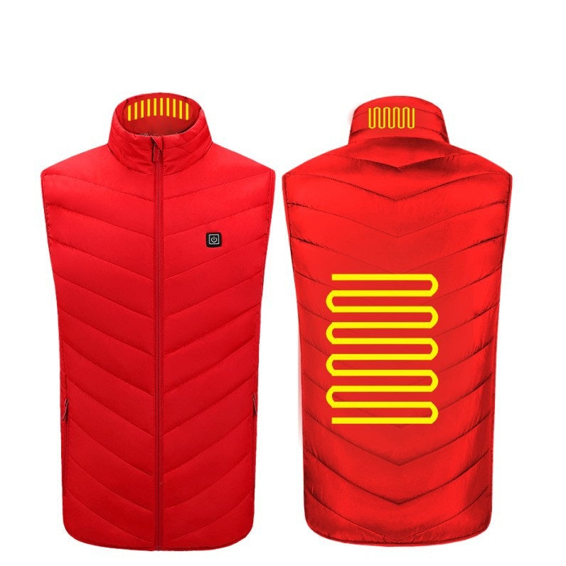 USB Heated Gilet – Washable with 2, 4, 8 or 9 Heat Zones